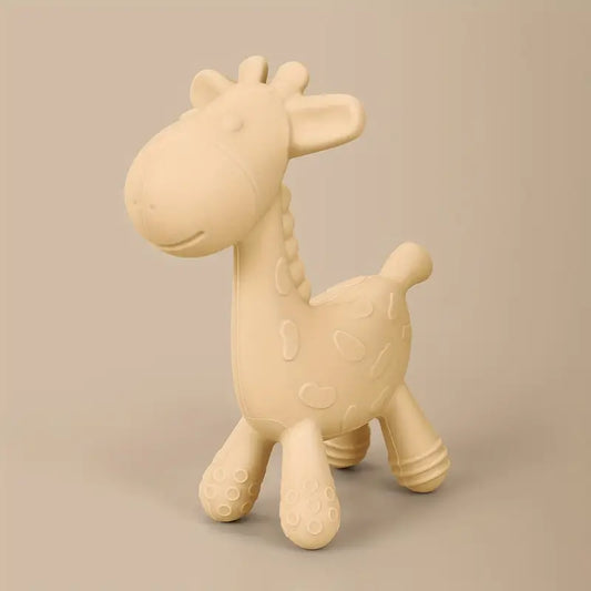 Beige Silicone Teether- Deer