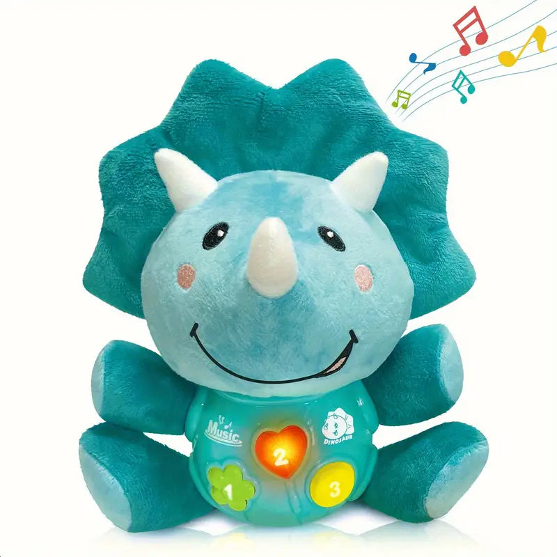 Plush Dinosaur Toy with Sound and Light
