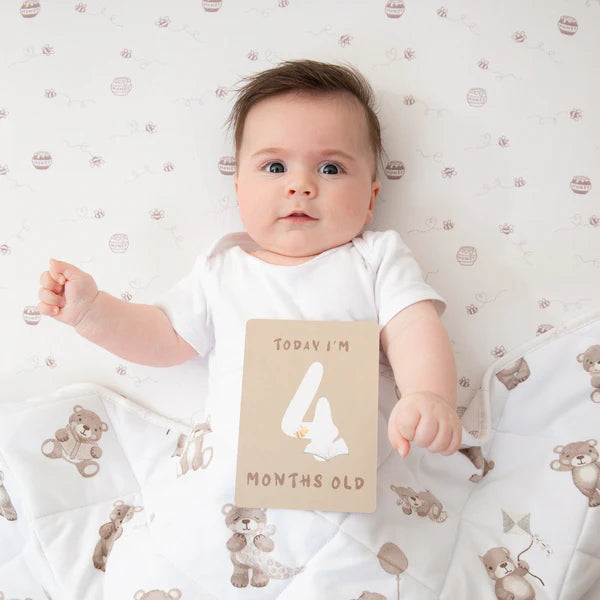 Milestone Cards- Cuddly Bear