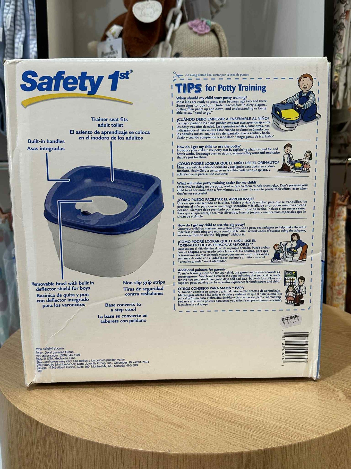 Safety 1st - 3 In 1 Potty N Step Stool