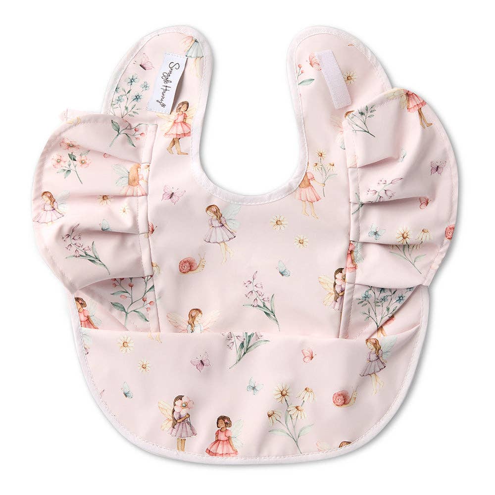 Fairy Dust Frill Snuggle Bib