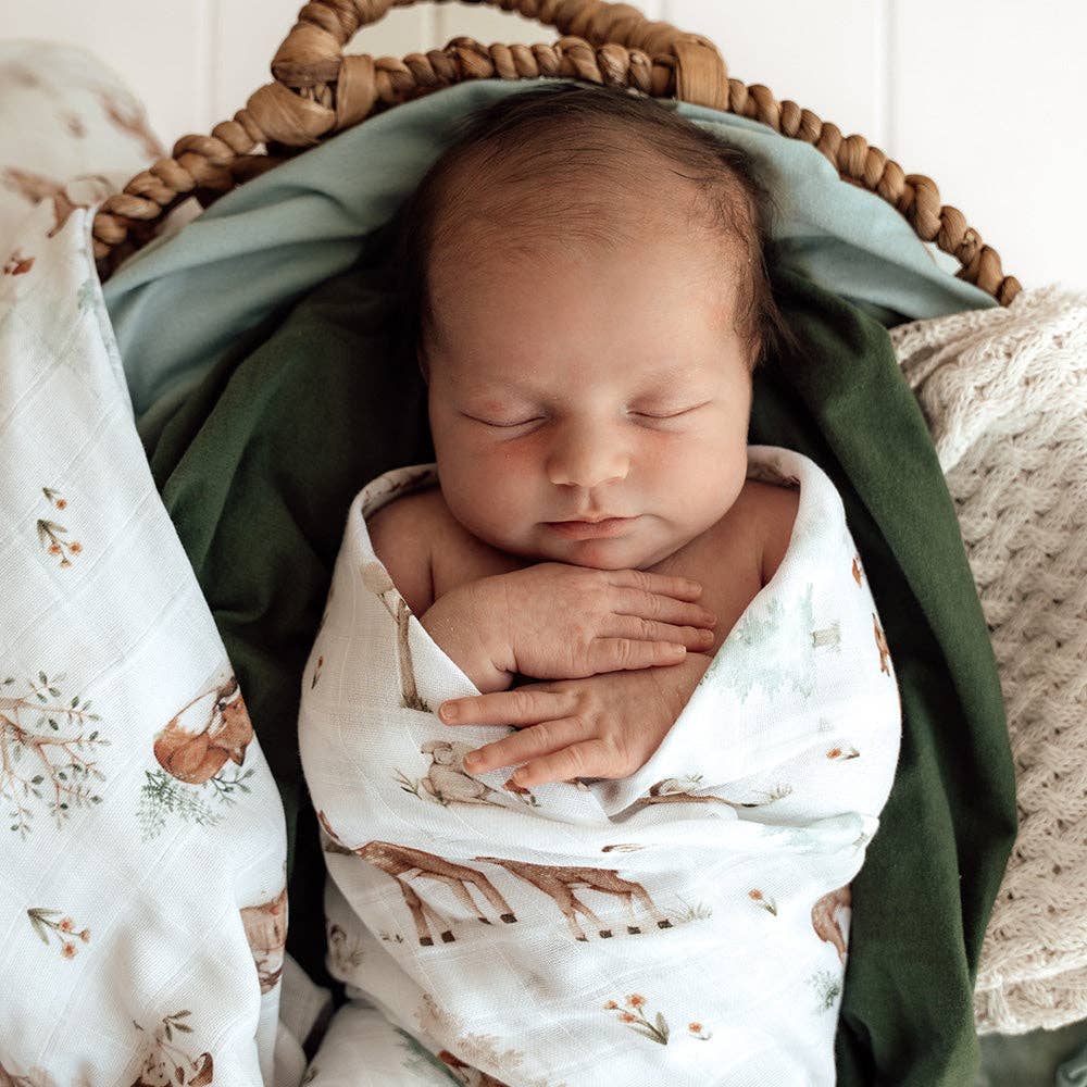 Woodland Tales Organic Muslin Wrap