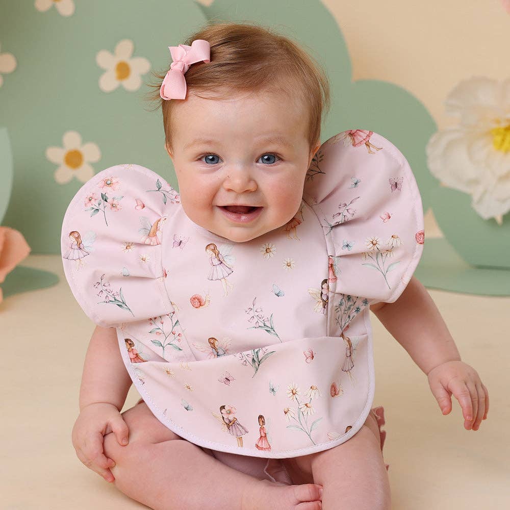 Fairy Dust Frill Snuggle Bib