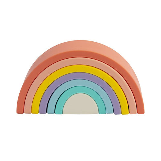 Silicone Rainbow Stacker - Sorbet