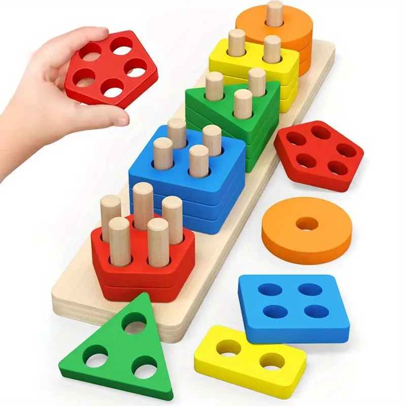 Educational Color & Shape Sorting Puzzle