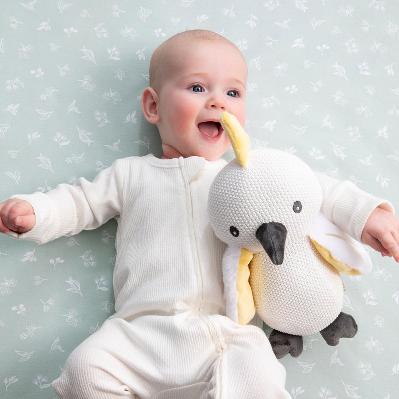 Australiana Knitted Toy - Colin the Cockatoo