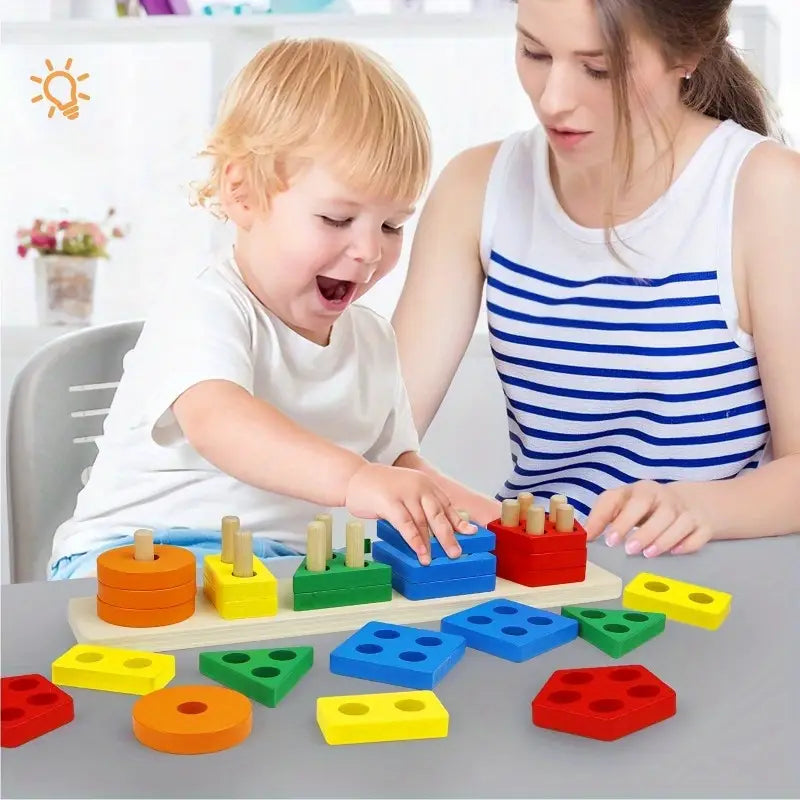 Educational Color & Shape Sorting Puzzle
