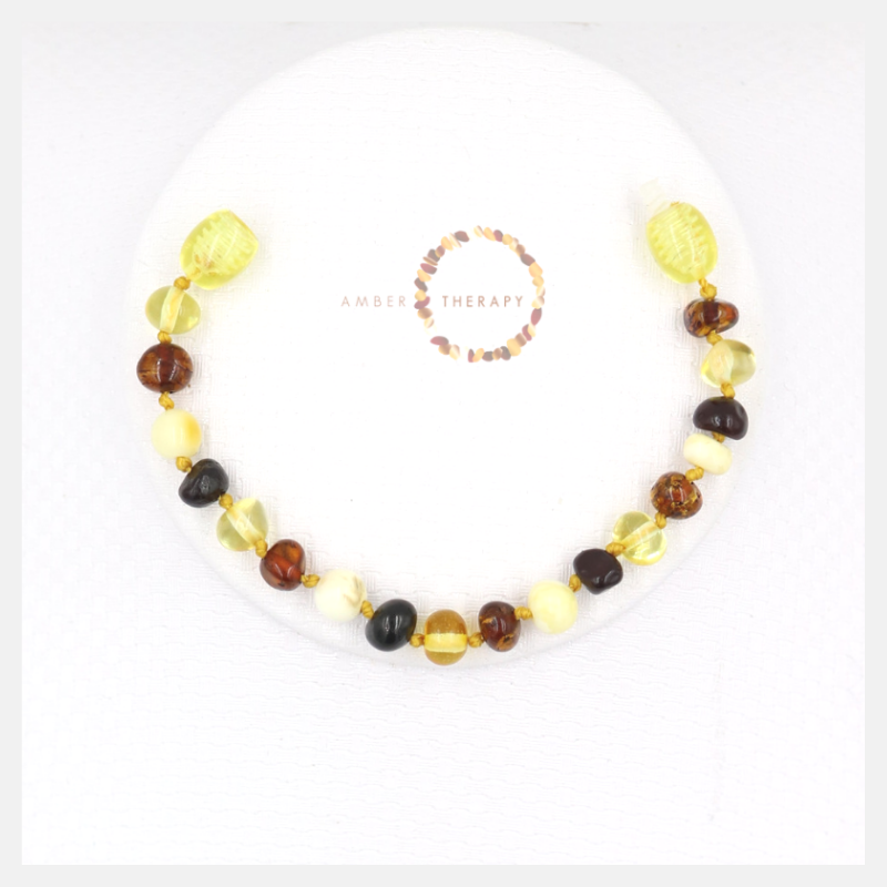 14-15cm Multi Amber Bracelet/Anklet