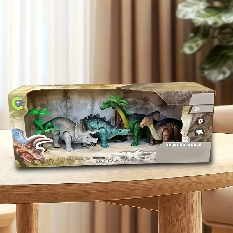 4Pc Dinosaur Action Figure Set