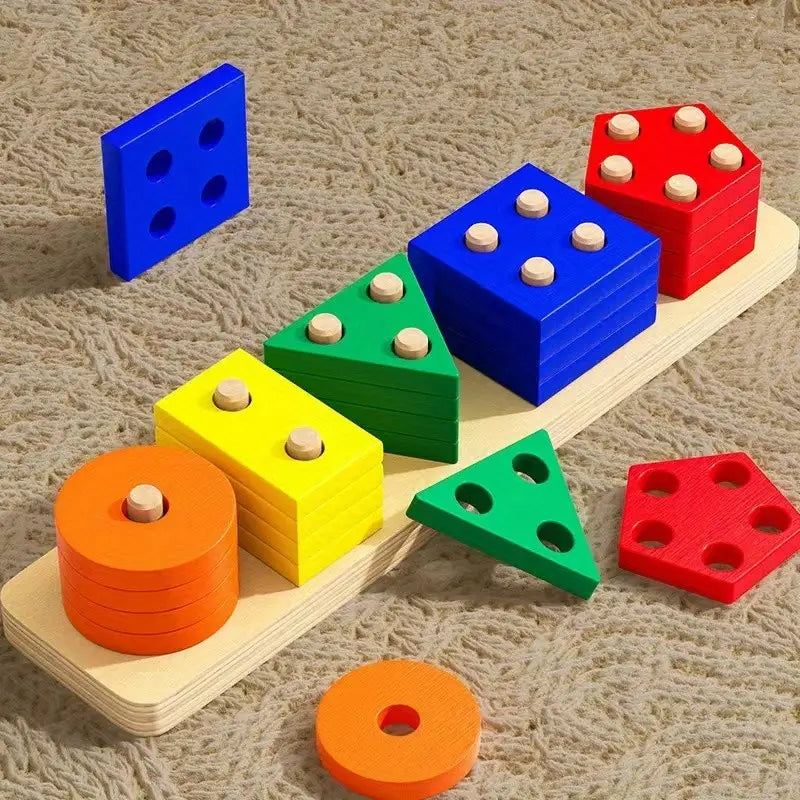 Educational Color & Shape Sorting Puzzle