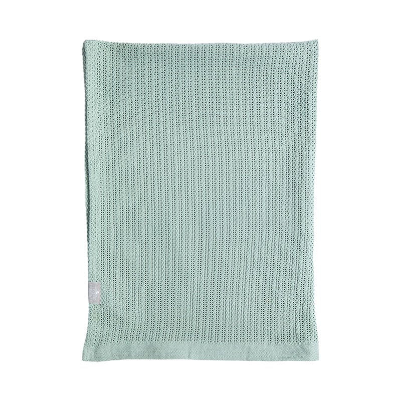 Cotton Cellular Blanket - Sage