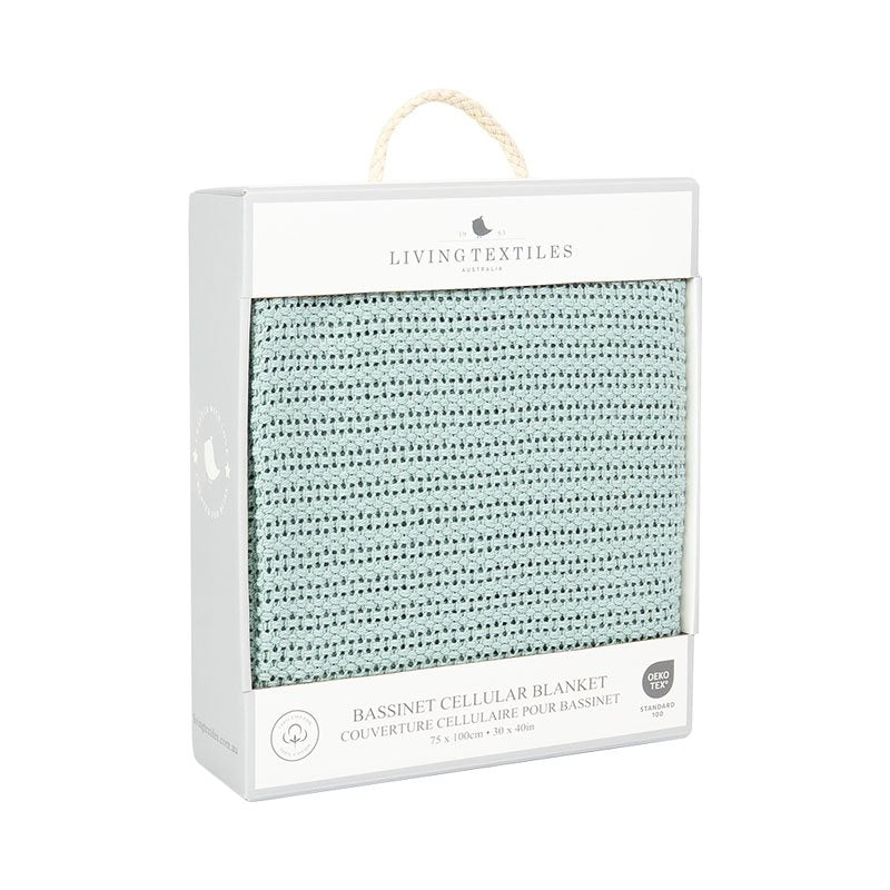 Cotton Cellular Blanket - Sage