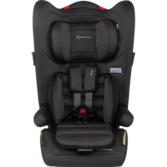 InfaSecure Comfi Go Convertible Booster Seat -BLACK FLECK