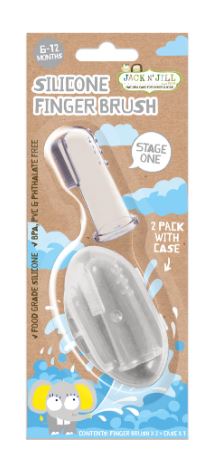 Jack N Jill Silicone Finger Brush - Stage 1