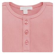 Crabapple Rib Henley Tee