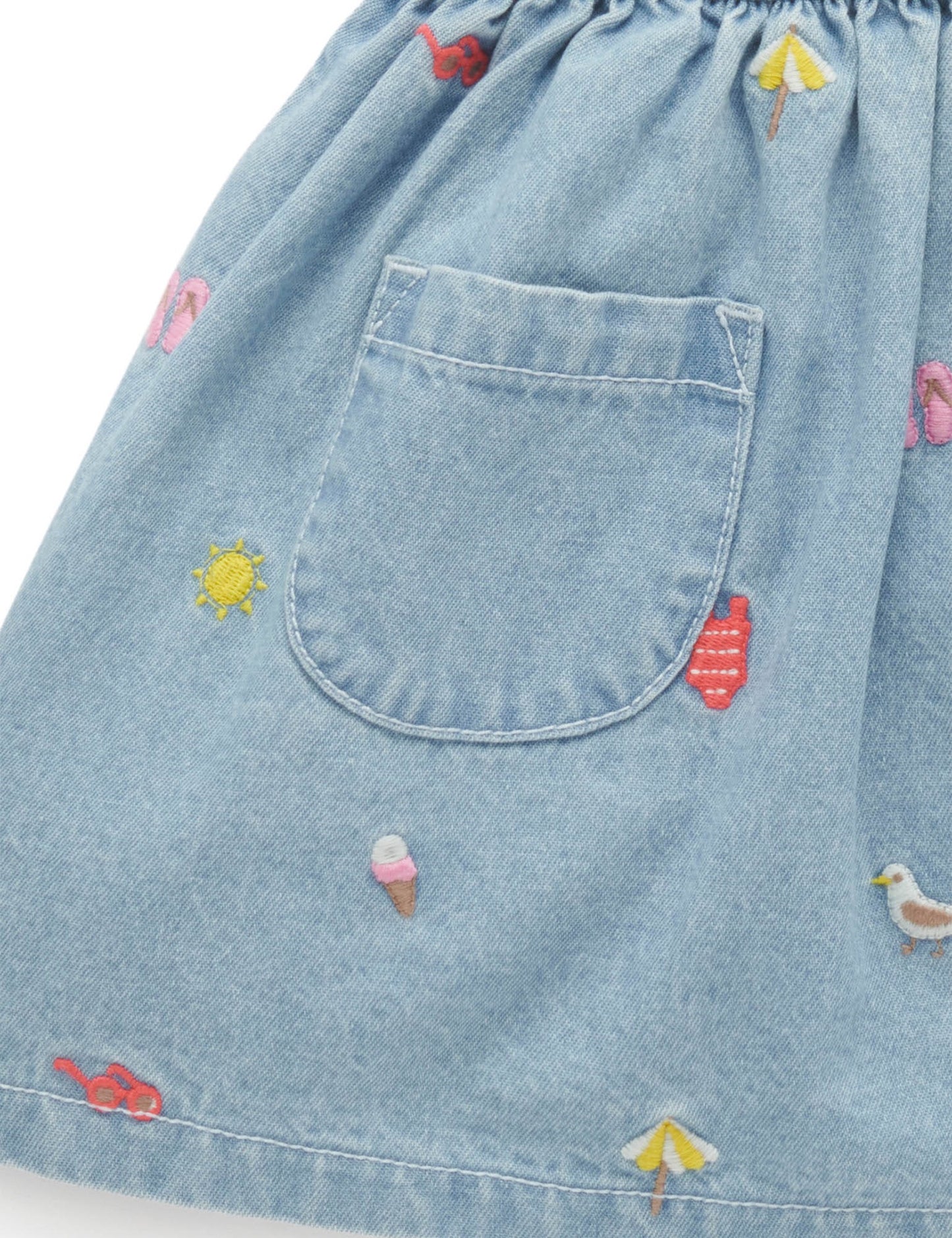 EMBROIDERED PINNIE