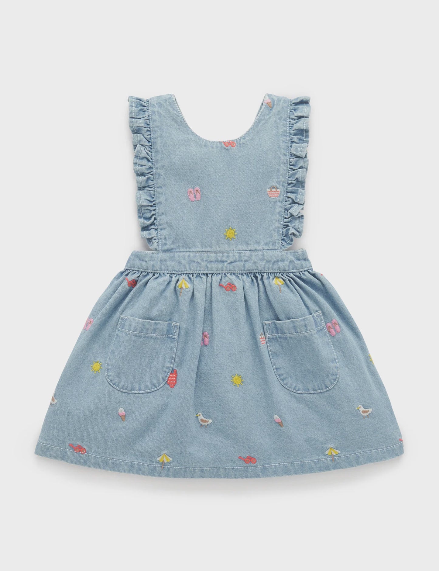 EMBROIDERED PINNIE