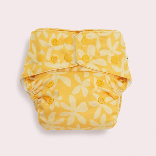 Modern Cloth Nappy- Daisy-One size 3.5kg-16kg