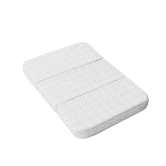 Giselle Foldable Mattress Portacot Foam Mattresses Travel Cot Baby Bamboo Cover