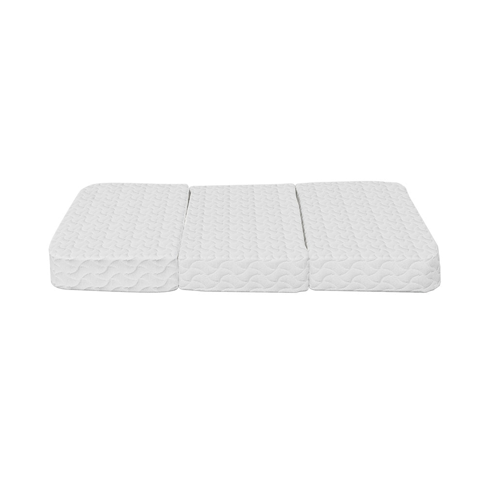 Giselle Foldable Mattress Portacot Foam Mattresses Travel Cot Baby Bamboo Cover