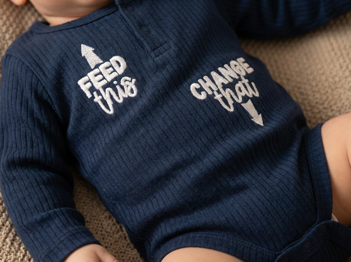 Feed This Change That - Custom Bodysuit size 00