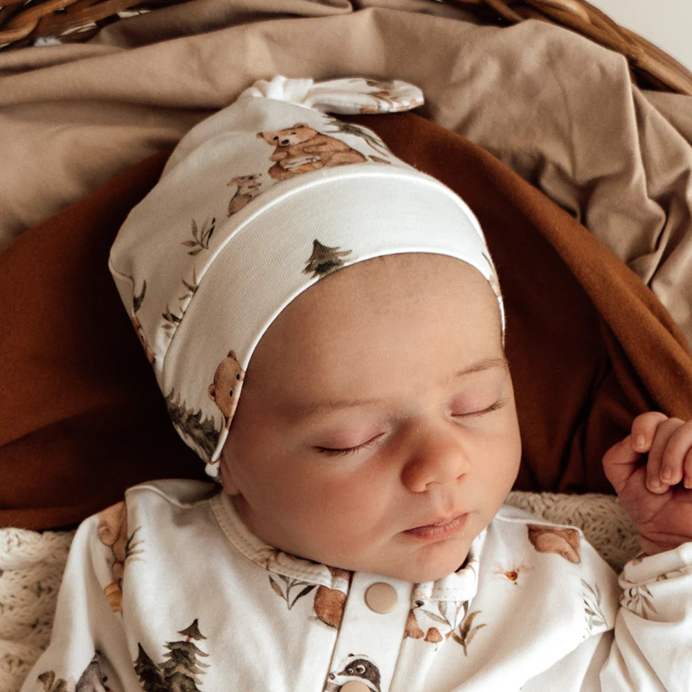 Organic Knotted Beanie-Bears