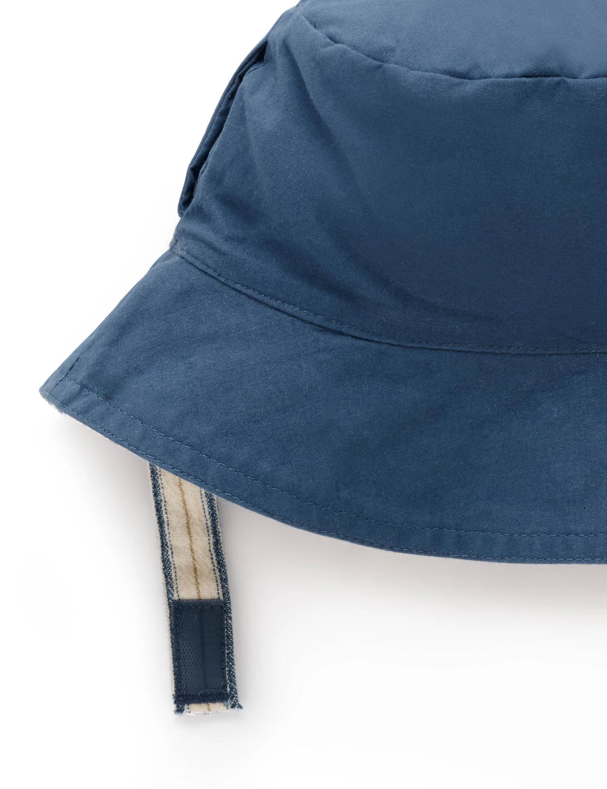 REVERSIBLE STRIPED BUCKET Hat- Ticking Stripe