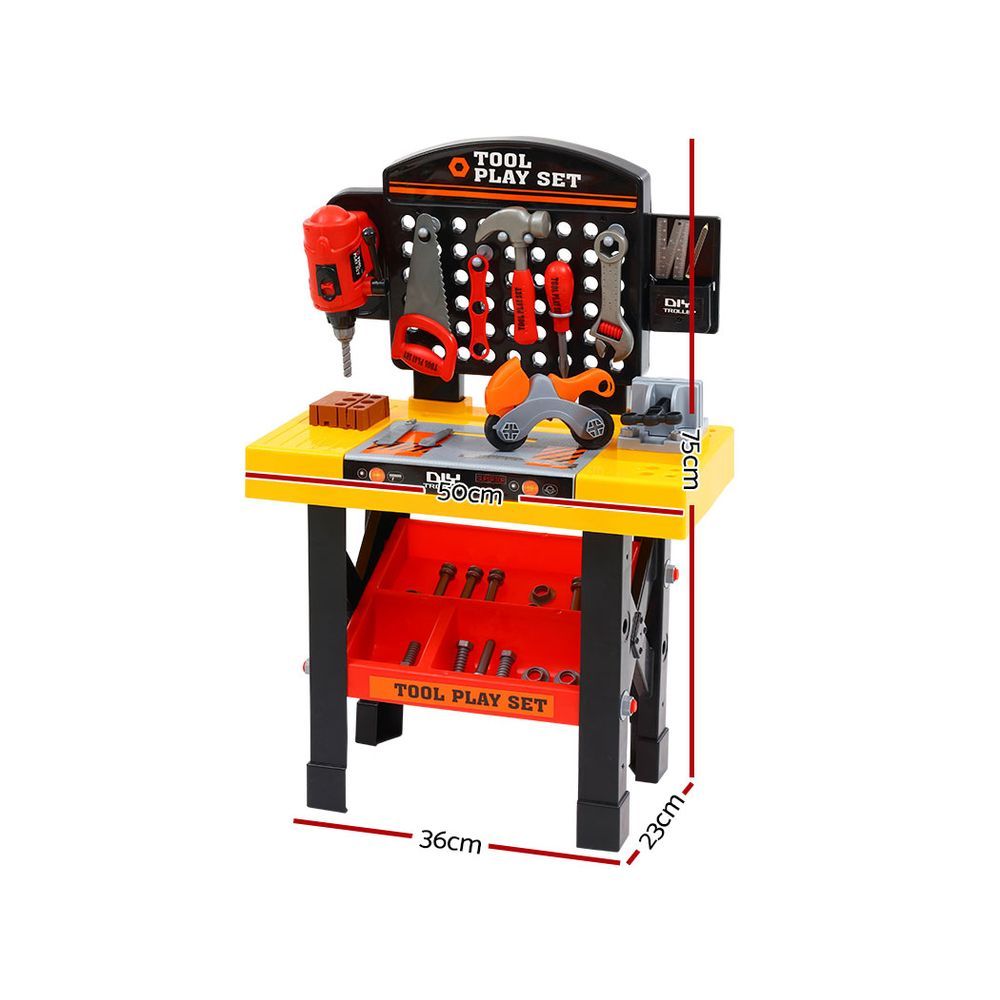 Keezi Kids Pretend Workbench DIY Tools 54piece