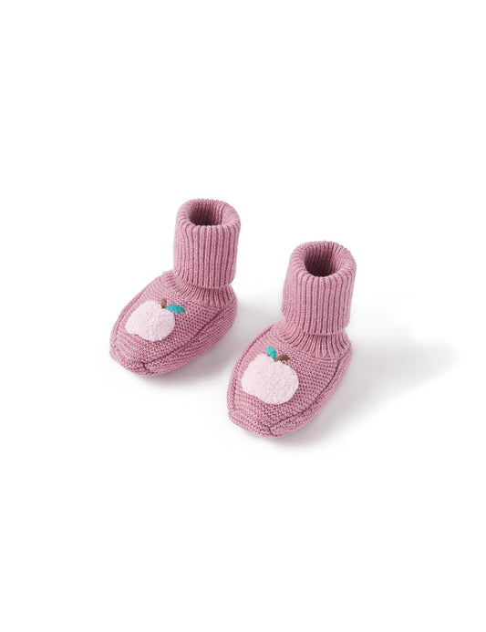 Knitted Bootie - Lavender Melange