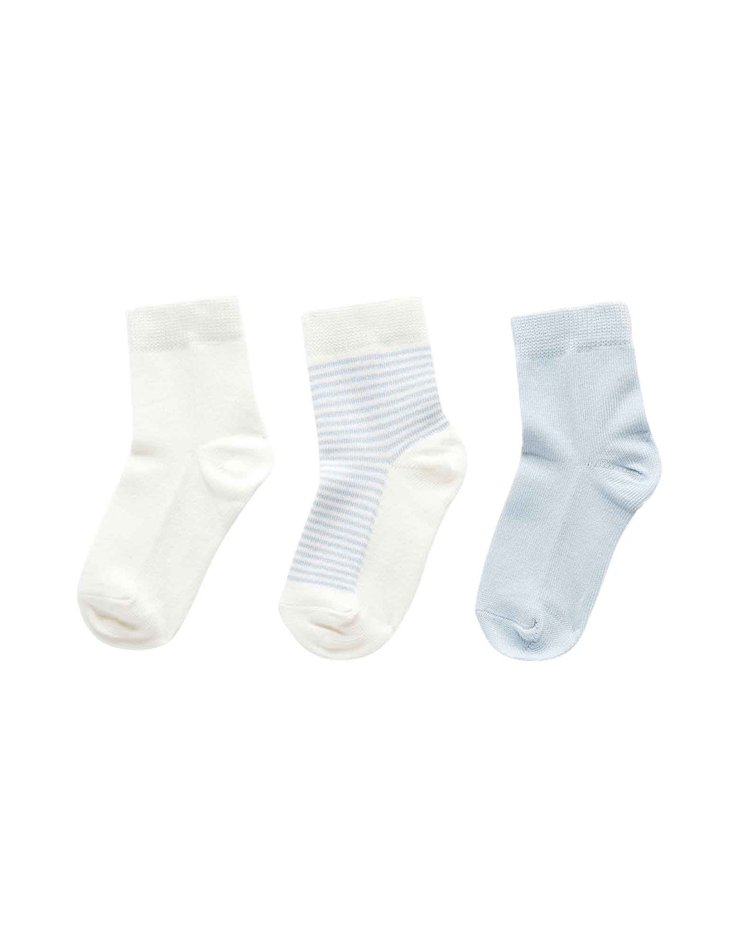 3 Sock Pack -Blue