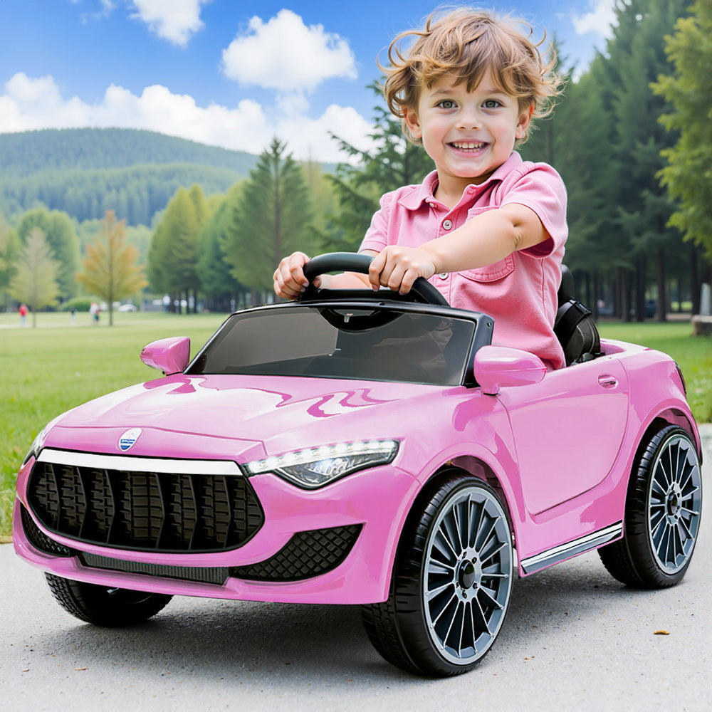 Rigo Ride On Car Kids Electric Ride On Cars SUV Remote 12V Pink