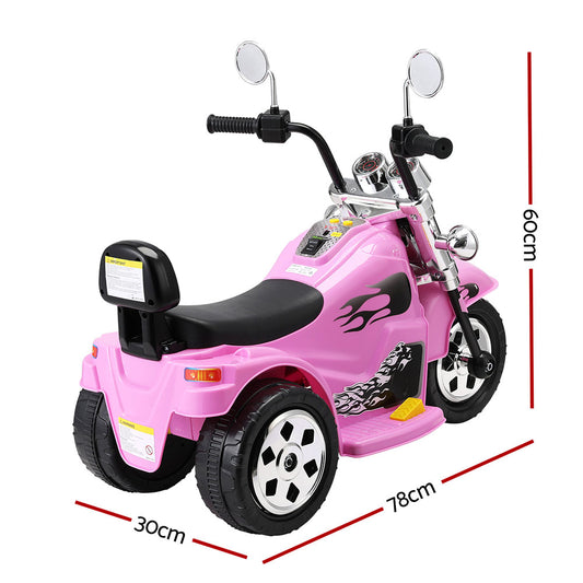 Rigo Kids Ride On Motorbike Motorcycle Car Pink