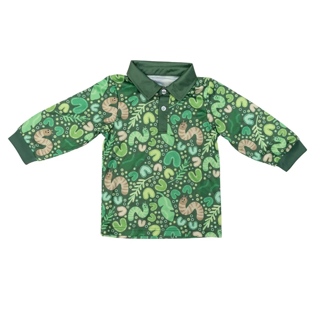 Kids Fishing Shirt Rainforest