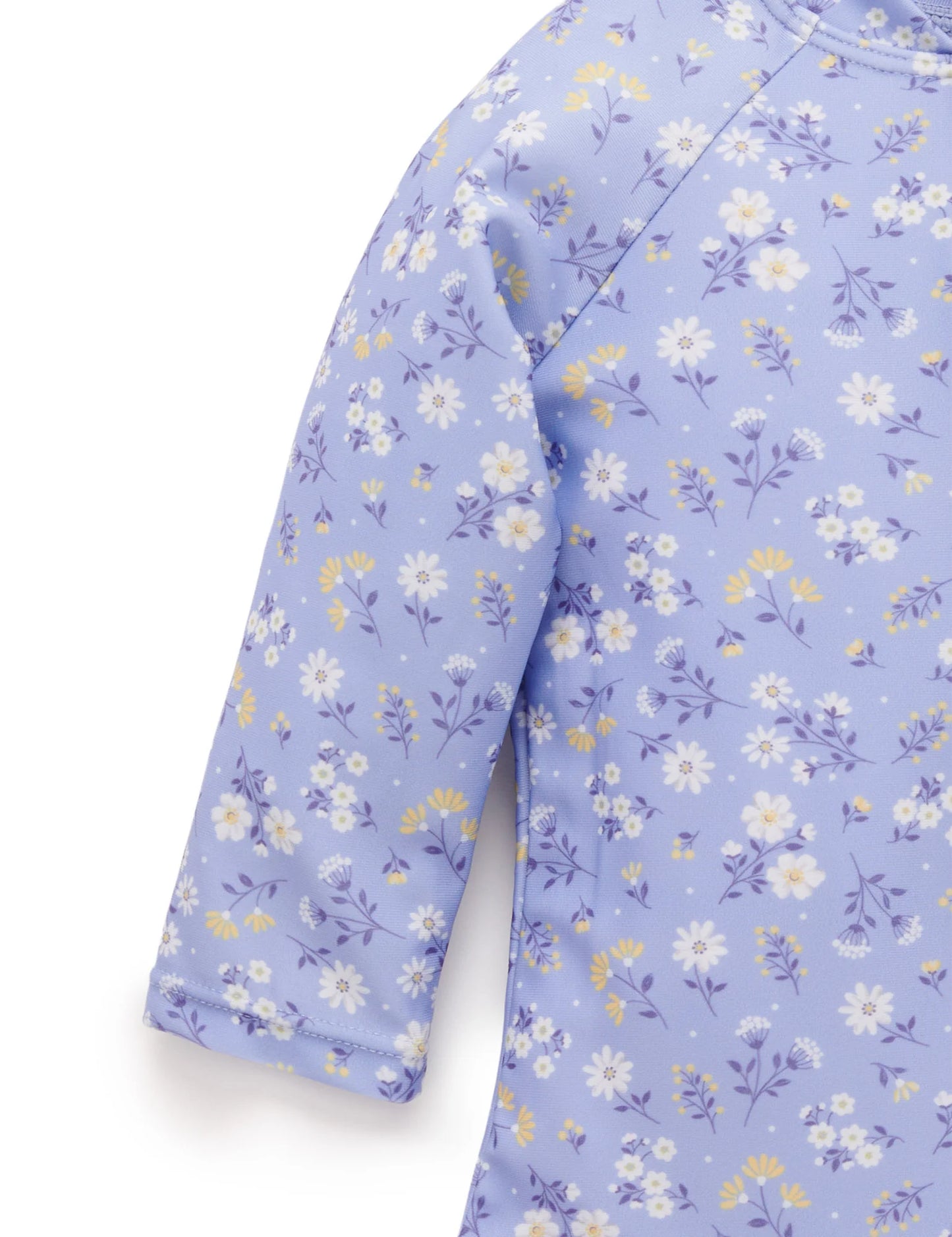 PRINTED L/S SWIMSUIT- Daisy Print