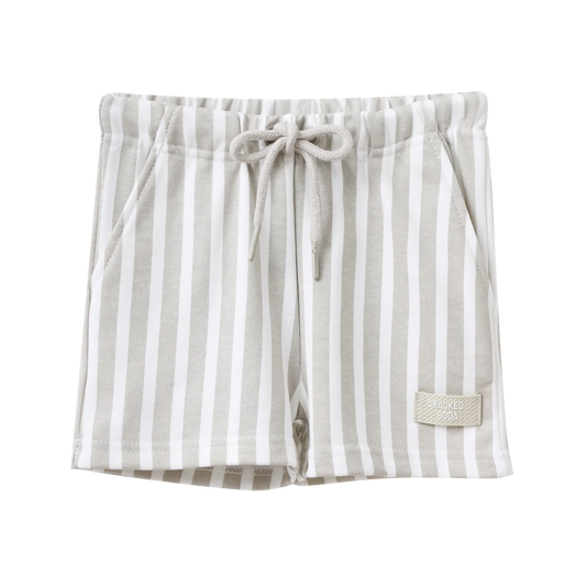 Cracked Soda Freddie Stripe Short pebble