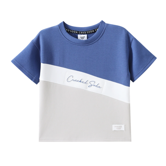 Jacob Multi Tee blue/pebble