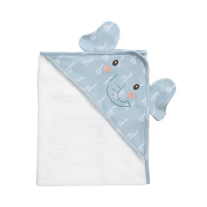 Hooded Towel - Safari Elephant