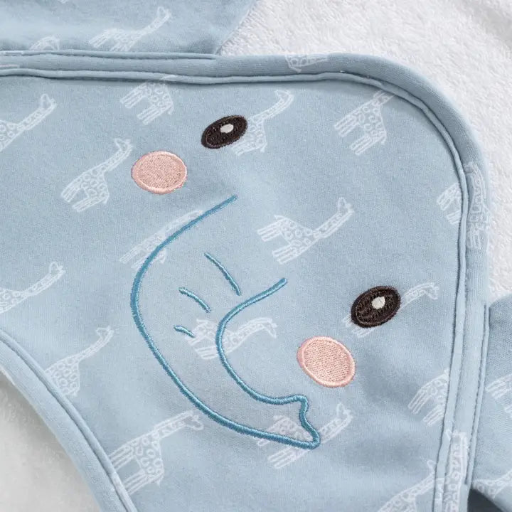 Hooded Towel - Safari Elephant