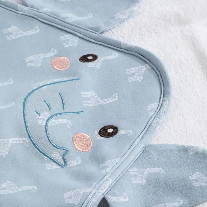 Hooded Towel - Safari Elephant