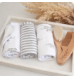 3pk Wash Cloths - Watercolour Elephant
