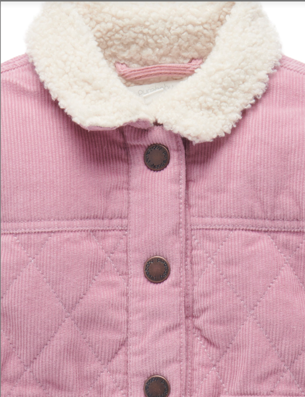 Sherpa Jacket- Hyacinth
