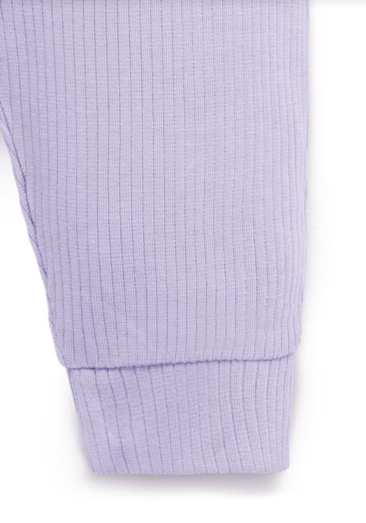 Lilac Rib Leggings