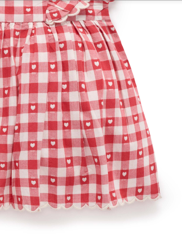 Gingham Dress -Heart