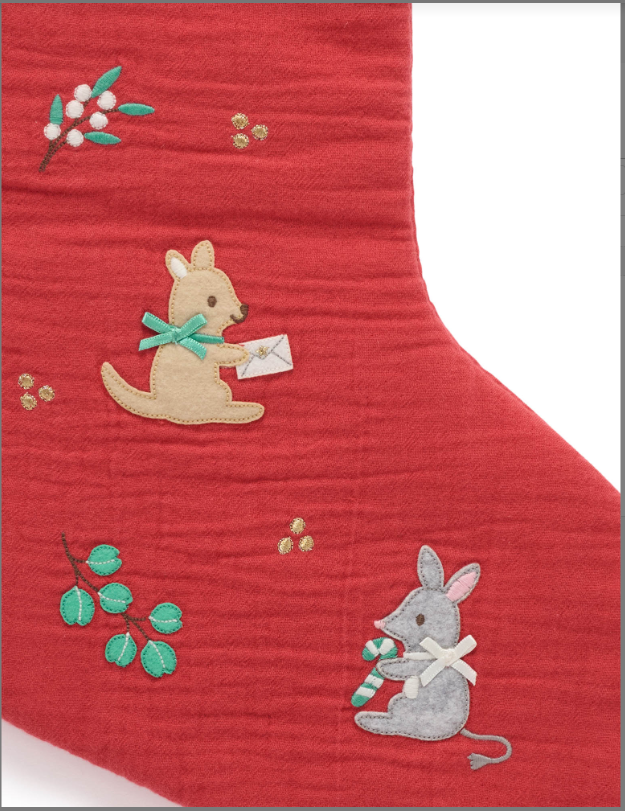 Embroidered Christmas Stocking