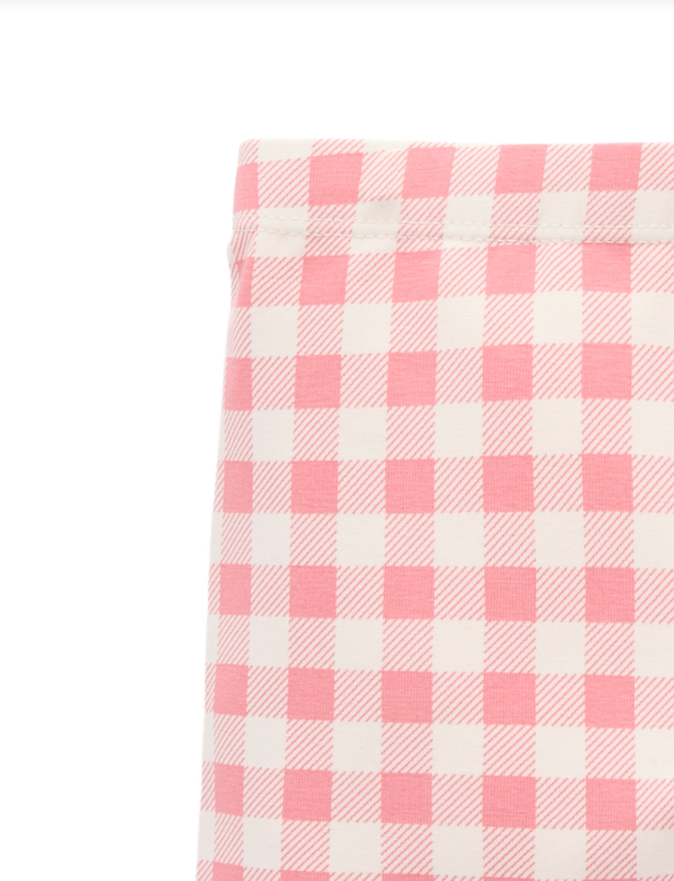 Bike Shorts- Pomegranate Gingham