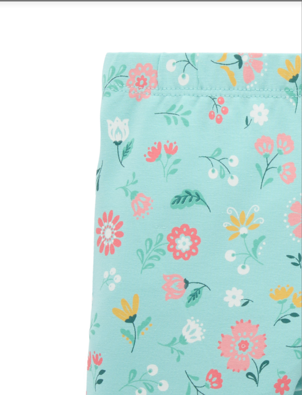Bike Shorts- Guava Floral