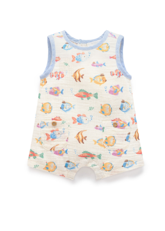 Fancy Fish Romper