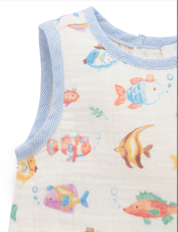 Fancy Fish Romper
