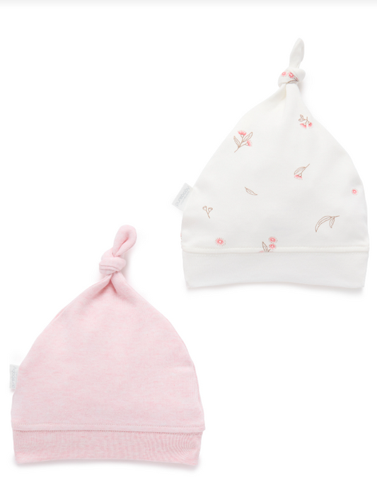 KNOT HAT 2 PACK- Vanilla Blossom