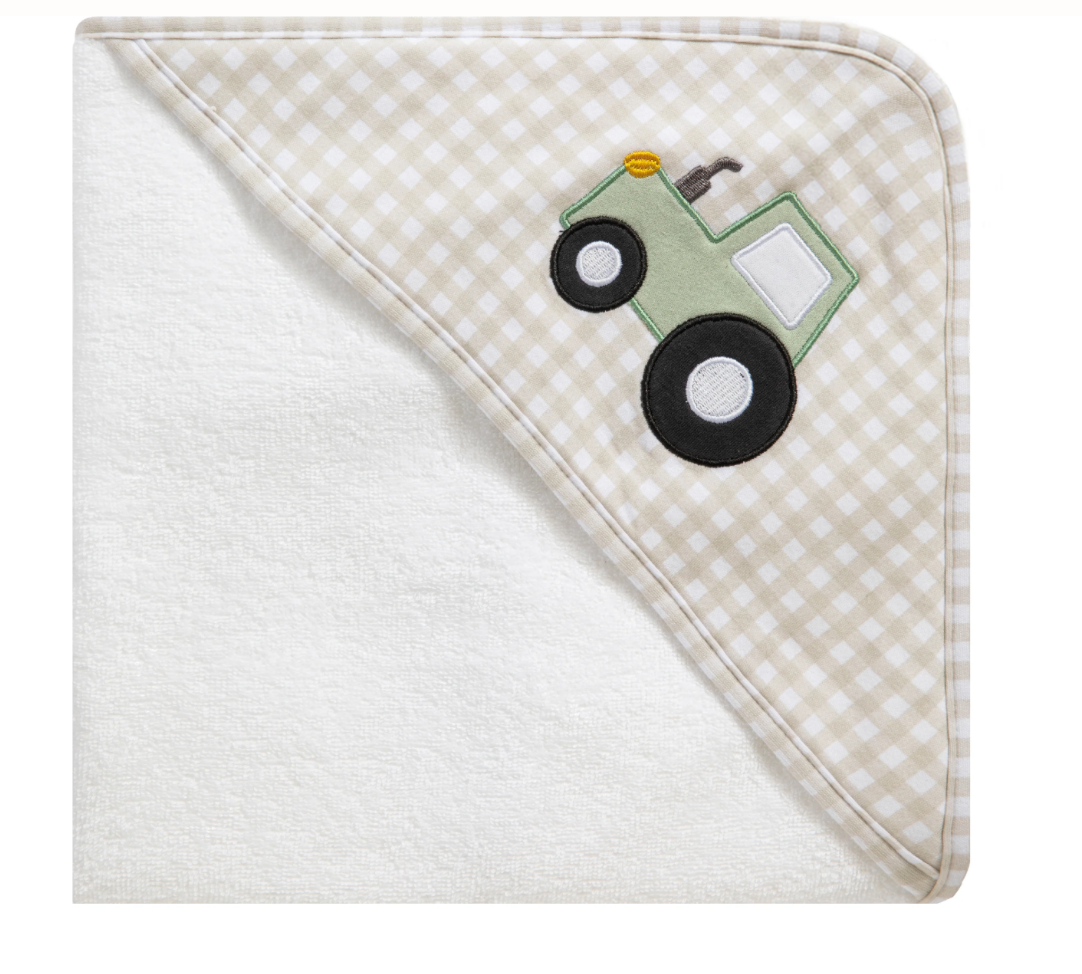 Hooded Towel - Tractor Ride